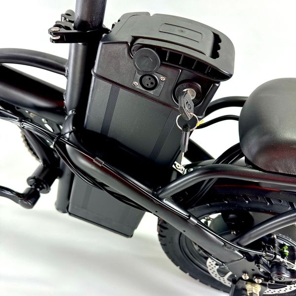 Електровелосипед ASKMY 14" (500W 48V 13Аh) Чорний 1736 фото