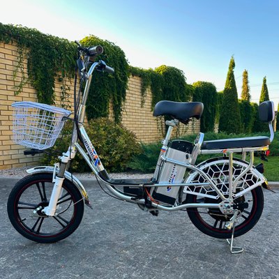 Електровелосипед GREEN GIANT U18 Eco (600W 48V 18Аh) Хром 1768 фото