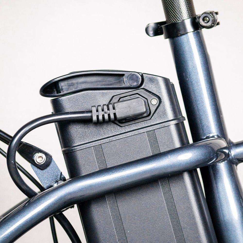 Электрофетбайк EVOBIKE Storm V8 PRO серый 1000W 48V 18Ah 20&times;4" складной с системой PAS, Shimano 7-Speed ​​и съемным Li-ion аккумулятором 56874 фото