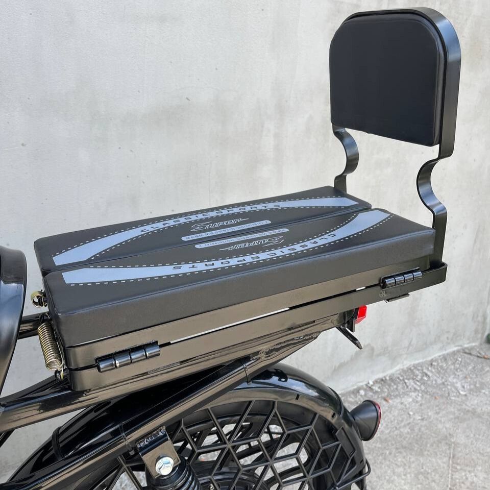 Электровелосипед MINAKO PRO 20" 800W 48V 26Ah с АМОРТИЗАТОРОМ | черный | с раскладным сиденьем-багажником 65431 фото