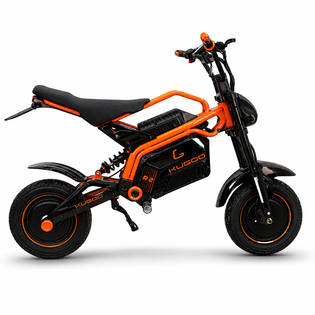 KUGOO R2 ORANGE |  3600W(1800Wx2) 60V 31.2Ah - электровелосипед, запас хода до 90 км, двойная амортизация, дисковые тормоза 1800231 фото
