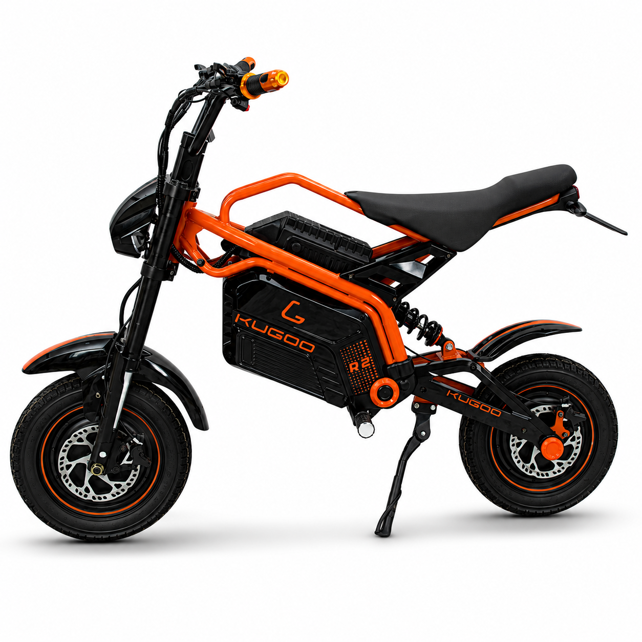 KUGOO R2 ORANGE |  3600W(1800Wx2) 60V 31.2Ah - электровелосипед, запас хода до 90 км, двойная амортизация, дисковые тормоза 1800231 фото