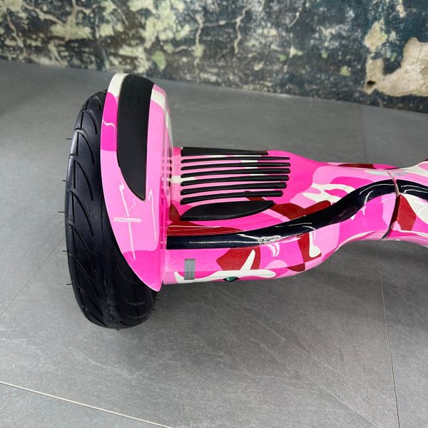 Гіроборд SMART BALANCE U10 Turbo 2024 10 дюймів Рожевий камуфляж з самобалансом + APP | з LED - підсвіткою колес 2107 фото