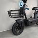EVOBIKE Nova S 500W городской электровелосипед с пассажирским сиденьем, поворотниками, корзиной и дисплеем, 48V 12Ah (экономичный, до 40 км/ч), черного цвета 1278953 фото 8