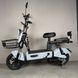 EVOBIKE Nova S 500W городской электровелосипед с пассажирским сиденьем, поворотниками, корзиной и дисплеем, 48V 12Ah (экономный, до 40 км/ч), светло-серый глянец 547652 фото 1