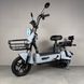 EVOBIKE Nova S 500W 48V 12Ah удобный электровелосипед с 2 сиденьями, корзиной и поворотниками, простой и надежный для города и села, светло-серый глянец 569076 фото 2