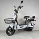 EVOBIKE Nova S 500W 48V 12Ah удобный электровелосипед с 2 сиденьями, корзиной и поворотниками, простой и надежный для города и села, светло-серый глянец 569076 фото