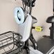 EVOBIKE Nova S 500W 48V 12Ah удобный электровелосипед с 2 сиденьями, корзиной и поворотниками, простой и надежный для города и села, светло-серый глянец 569076 фото 11