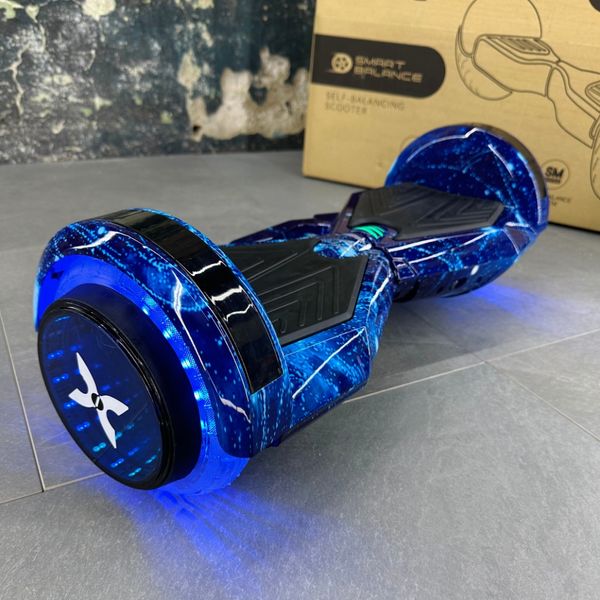 Гіроборд SMART BALANCE U8 Infinity 2024 Синій космос з Bluetooth колонкою і LED - підсвіткою колес 62567 фото