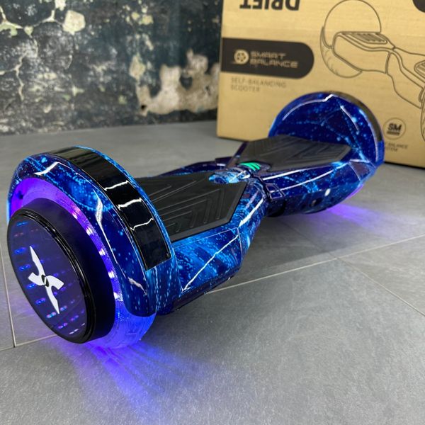 Гироборд SMART BALANCE U8 Infinity 2024 Синий космос с Bluetooth колонкой и LED – подсветкой колес 62567 фото