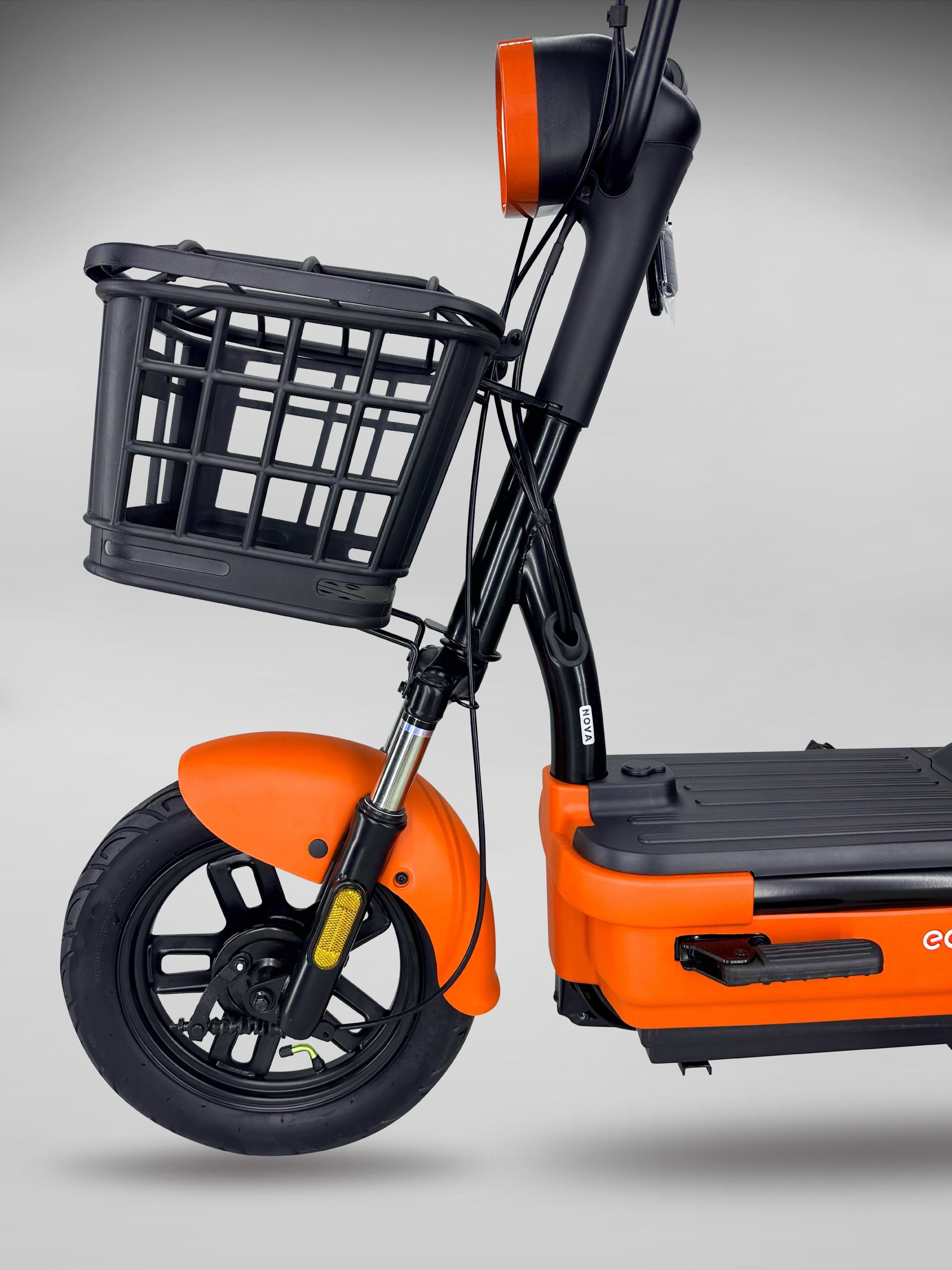 EVOBIKE Nova MINI |500W 48V 12Ah | электровелосипед с педалями, вторым сиденьем для пассажира, и дисплеем, оранжевый 584577 фото