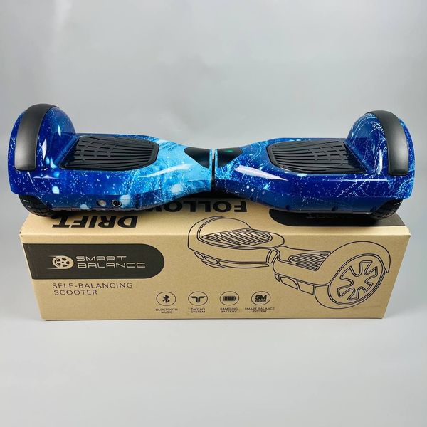 Гироборд, Гироскутер Smart Balance 6.5 Pro "Синій Космос" 1577101299 фото