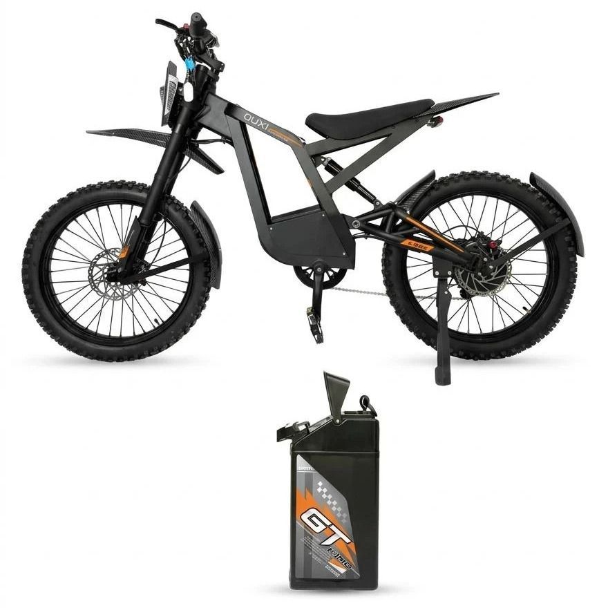 Електровелосипед OUXI GT2000 сірий 2500W (4000W) 48V 30Ah Li-ion, з NFC-доступом та гідравлічними гальмами 2548 фото