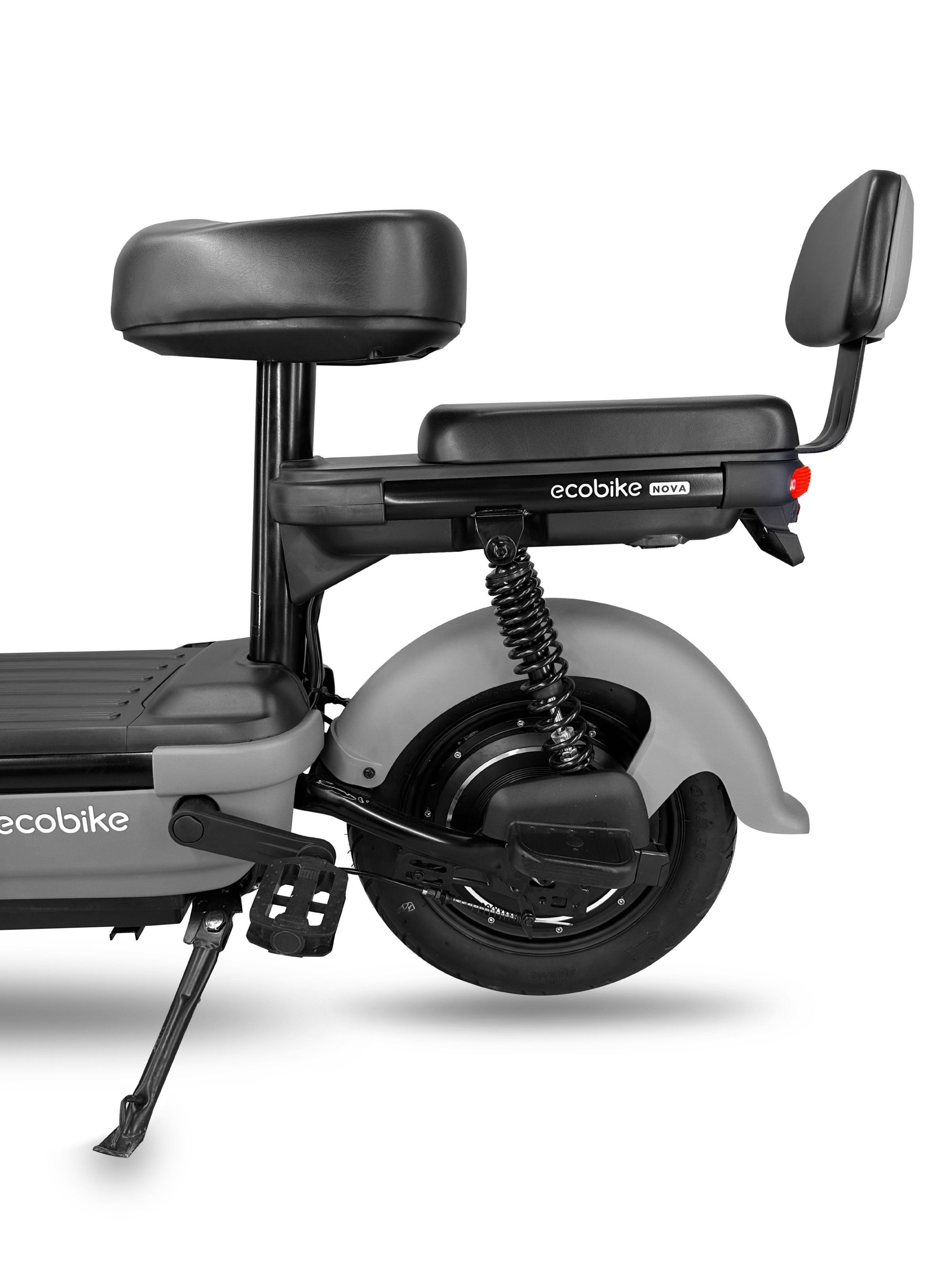 EVOBIKE Nova MINI |500W 48V 12Ah | электровелосипед с педалями, вторым сиденьем для пассажира, и дисплеем, серый 5156551 фото