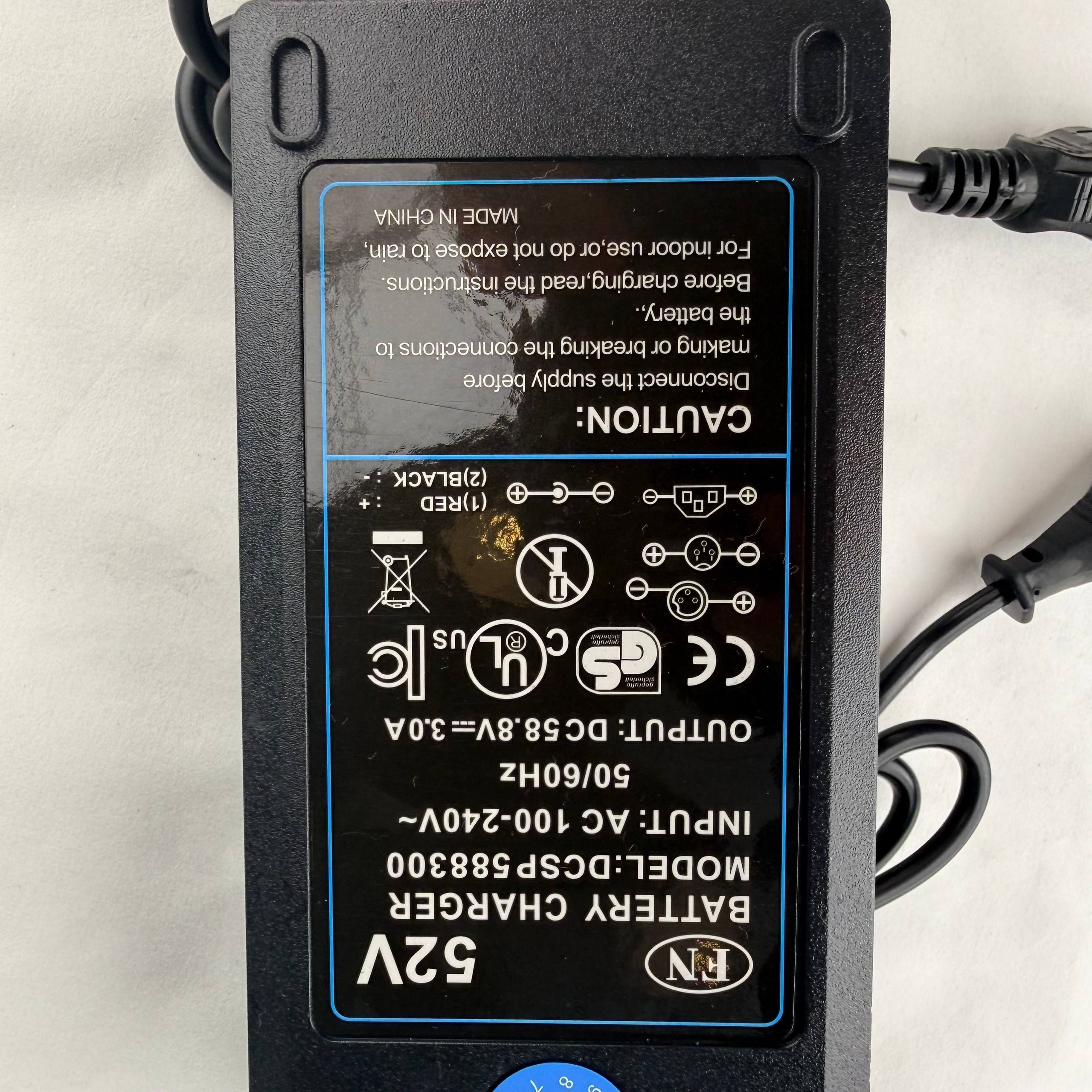 Зарядний пристрій для KUGOO WISH 01 MAX 52V 3A 4242 фото