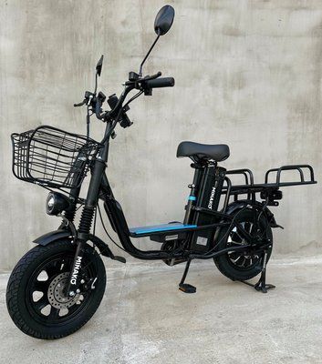 Електровелосипед MINAKO Monster 2025 18Ah 48V 1000W чорний | з посиленим вантажним багажником 34868 фото