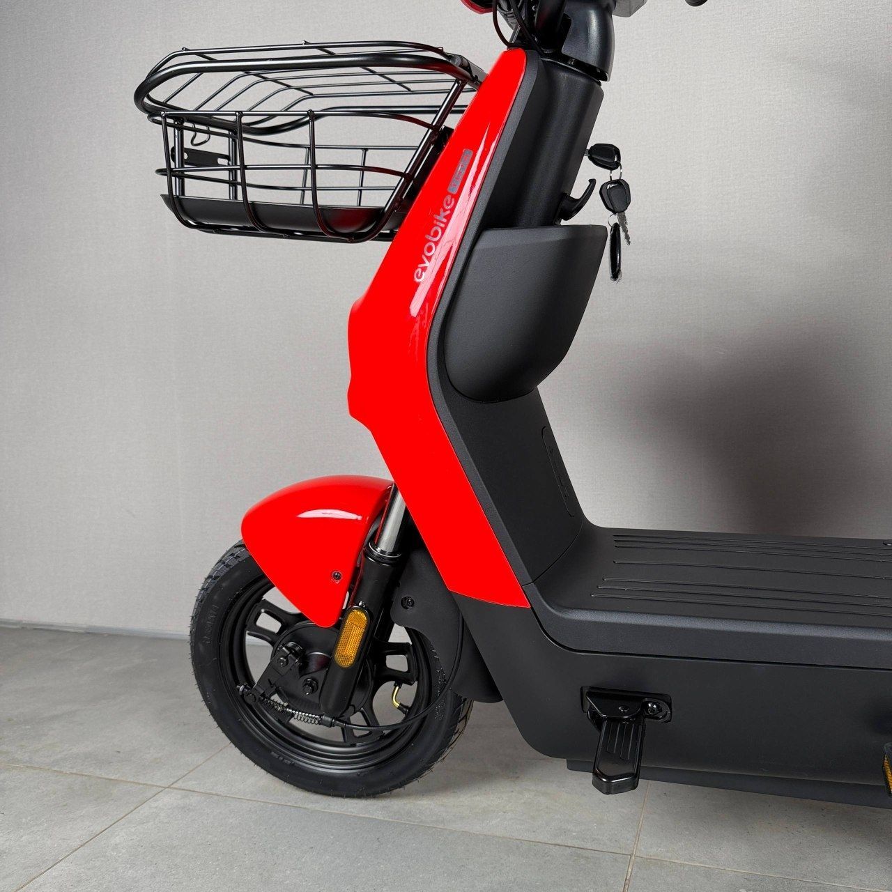 Электровелосипед EVOBIKE YOTA 800W 48V 20Ah Красный 14" Двухместный с двойной амортизацией, корзиной и сигнализацией 78654 фото