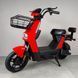 Електровелосипед EVOBIKE YOTA 800W 48V 20Ah Червоний 14" Двомісний з подвійною амортизацією, кошиком та сигналізацією 78654 фото