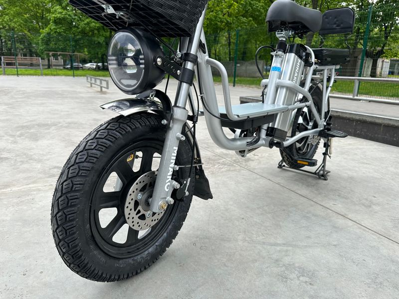 Электровелосипед MINAKO MONSTER PRO 60V 20Ah 1000W Chrome (модель 2023 року) 1800 фото