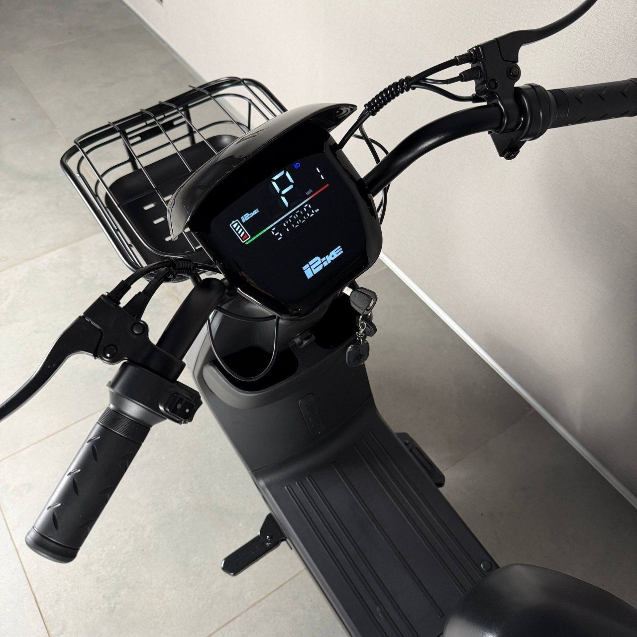 Электровелосипед EVOBIKE YOTA 800W 48V 20Ah Графит 14" Двухместный с двойной амортизацией, корзиной и сигнализацией 986532 фото