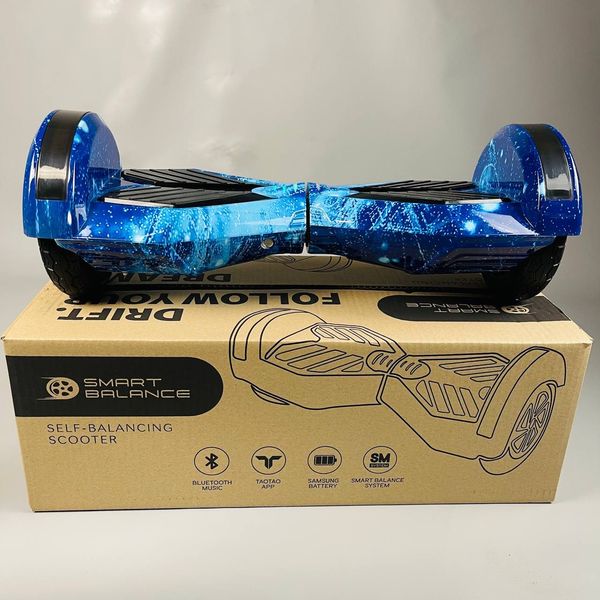 Гироборд, Гироскутер Smart Balance 8 Pro "Синій Космос" 1577232357 фото