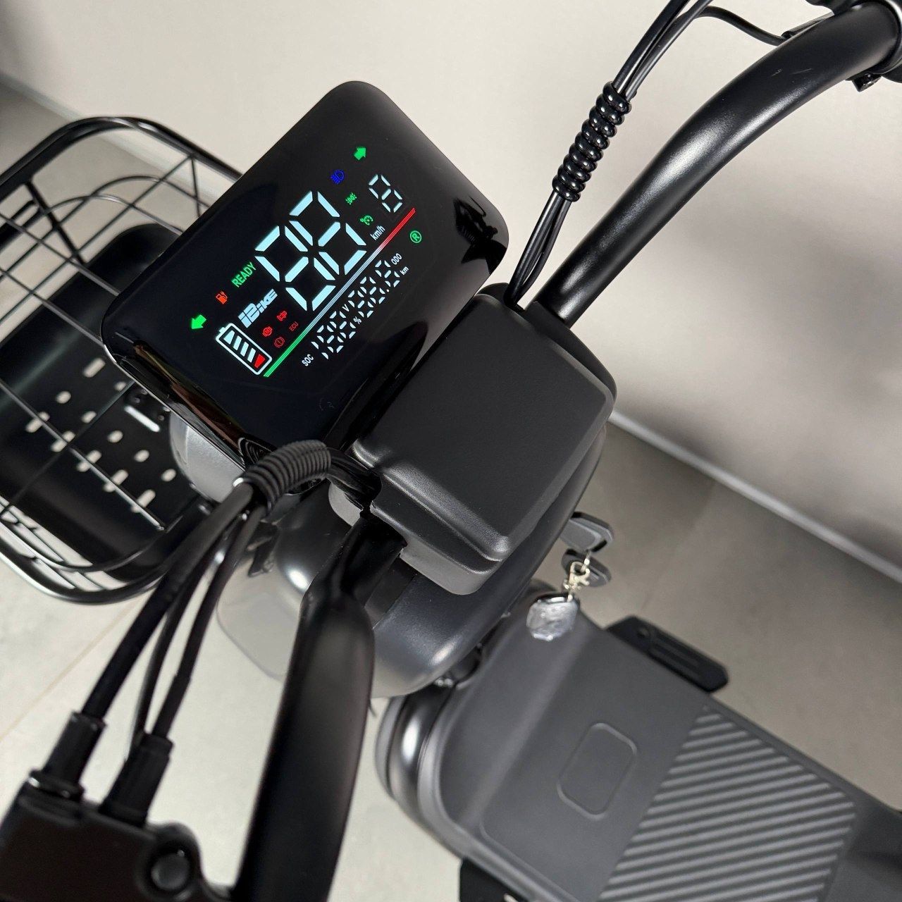 EVOBIKE Atlas 600W 48V 20Ah | потужний компактний електровелосипед з сидінням для другого пасажира, великим дисплеєм, педалями і акумулятором великої ємності, чорний колір 14270002 фото