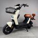 Електровелосипед EVOBIKE YOTA 800W 48V 20Ah Молочний 14" Двомісний з подвійною амортизацією, кошиком та сигналізацією 67903 фото
