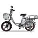 Вантажний електровелосипед MINAKO V.12 LUX Сірий ( модель 2023 року  ) з корзиною та додаткови багажником  1746 фото 1