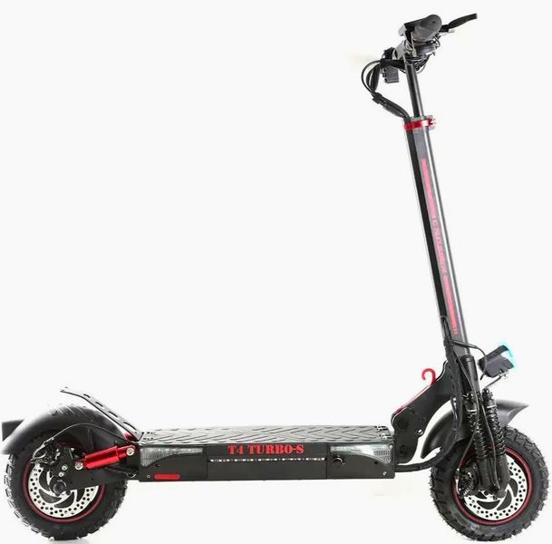 Електросамокат Crosser T4 Turbo Sport ( 3000 Вт; 60 В; 15 А/год) колеса 10" повітря з камерою (чорний)  1557 фото