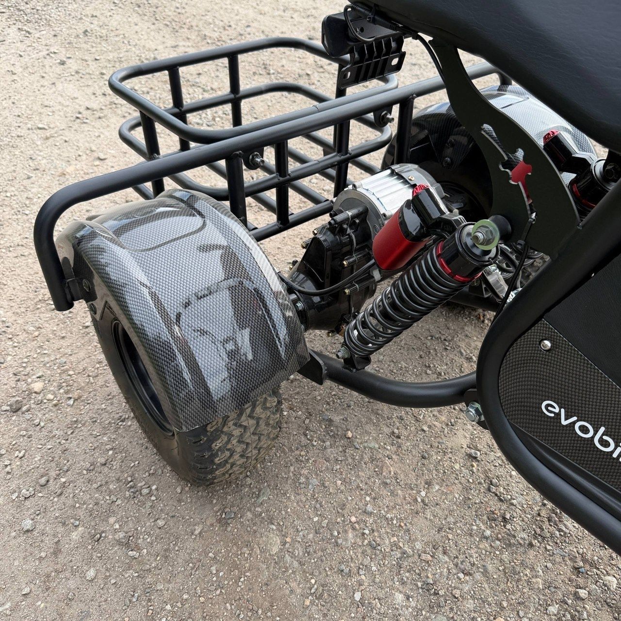 Електровелосипед EVOBIKE Grizzly X3 PRO карбон  | 24Ah 48V 2500W | трьохколісний з вантажним багажником  87544 фото
