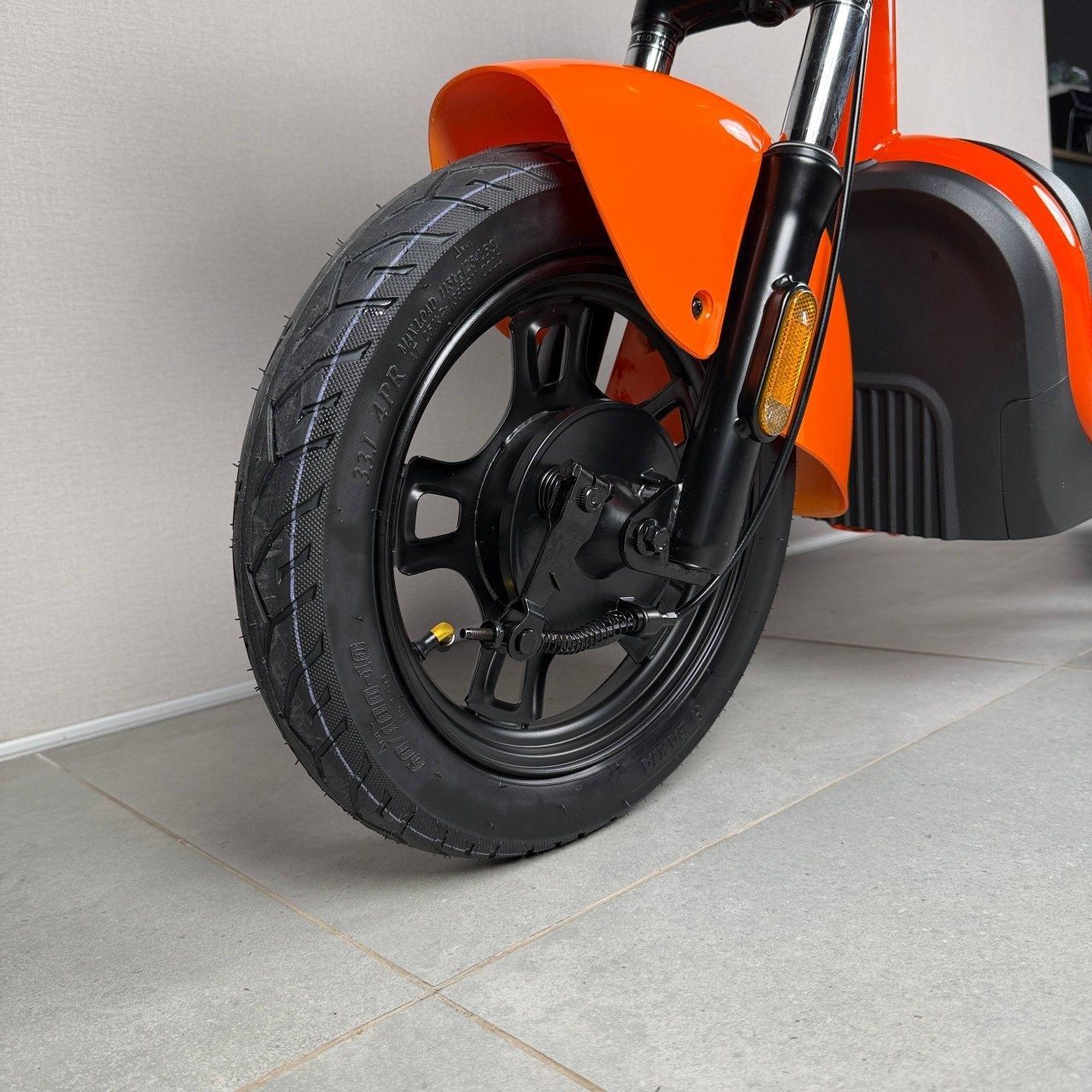 EVOBIKE Atlas PRO 800W 60V 20Ah | мощный компактный 14 дюймов электровелосипед с сиденьем для второго пассажира, большим дисплеем, педалями и аккумулятором максимальной емкости, оранжевый цвет 14270009 фото
