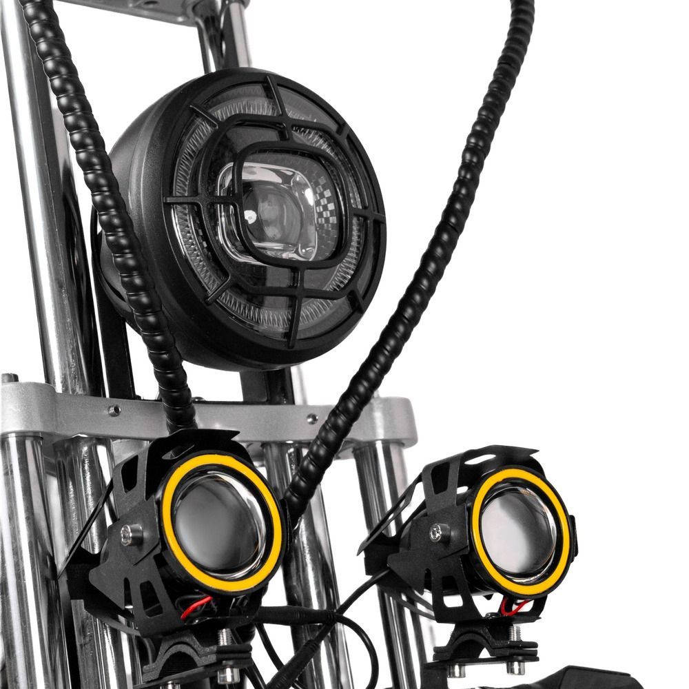 Электровелосипед EVOBIKE Spark X2 Pro в стиле CityCoco 2000W Li-ion 48V 24Ah, широкие 15&times;6 бескамерные колеса, и гидравлические тормоза, синий 7655 фото