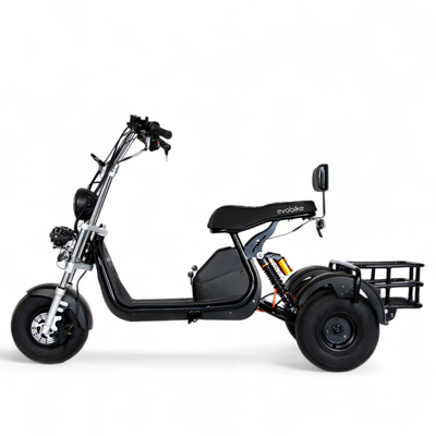 Электровелосипед EVOBIKE Grizzly X3 черный | 21Ah 48V 2500W | трехколесный с грузовым багажником 200065 фото