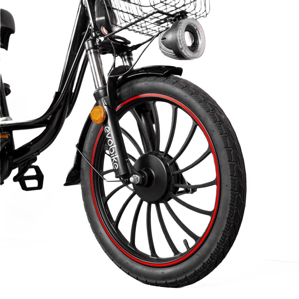 Электровелосипед EVOBIKE X-City U20 800W 48V 26Ah двухместный, 20" колеса, с двойной амортизацией, PAS и сиденьем-багажником 2 в 1 86542 фото