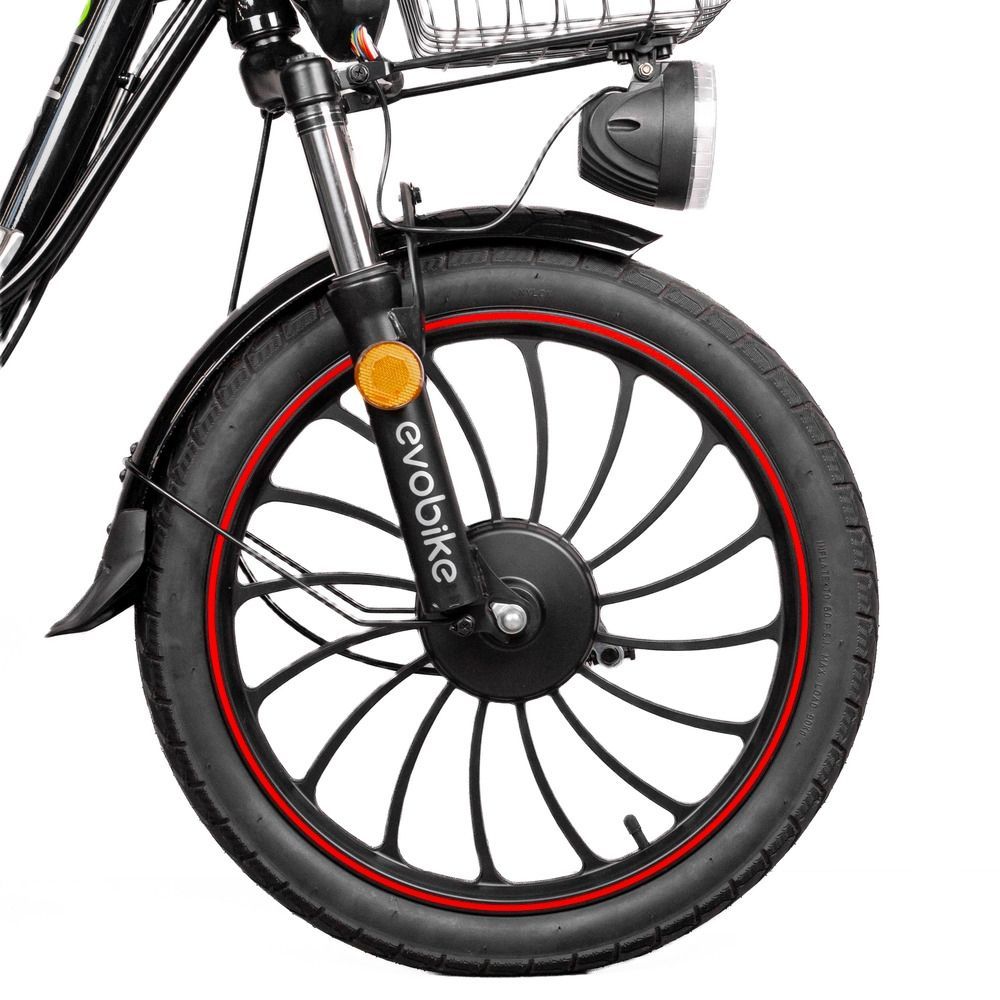 Электровелосипед EVOBIKE X-City U20 800W 48V 26Ah двухместный, 20" колеса, с двойной амортизацией, PAS и сиденьем-багажником 2 в 1 86542 фото