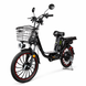 Электровелосипед EVOBIKE X-City U20 800W 48V 15Ah двухместный, 20" колеса, с двойной амортизацией, PAS и сиденьем-багажником 2 в 1 095126 фото