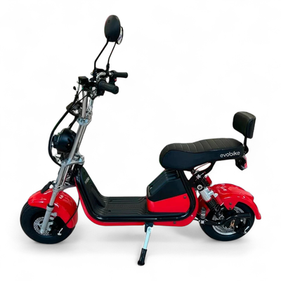 |NEW| EVOBIKE Spark X2 красный  | дорожная двухколесная модель 48V 21Ah 2000W | с гидротормозами и 15х6" бескамерные колеса (2026) 34678 фото