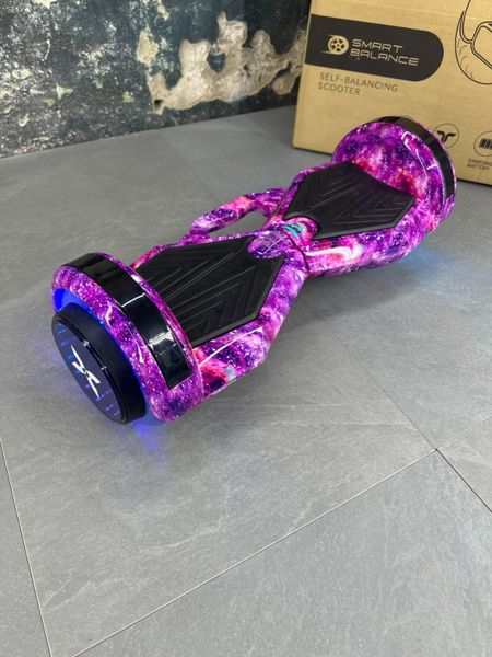 Гироборд SMART BALANCE U8 Infinity 2024 Фиолетовый космос с Bluetooth колонкой и LED – подсветкой колес 62560 фото