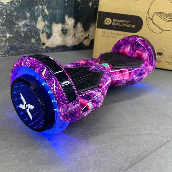 Гироборд SMART BALANCE U8 Infinity 2024 Фиолетовый космос с Bluetooth колонкой и LED – подсветкой колес 62560 фото