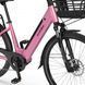 EVOBIKE Vivo N1 600W 48V 13Ah | стильный легкий электровелосипед для города, с колесами 26 дюймов, с корзиной на руле и LED-дисплеем, нежно розового цвета 1578-002 фото 5