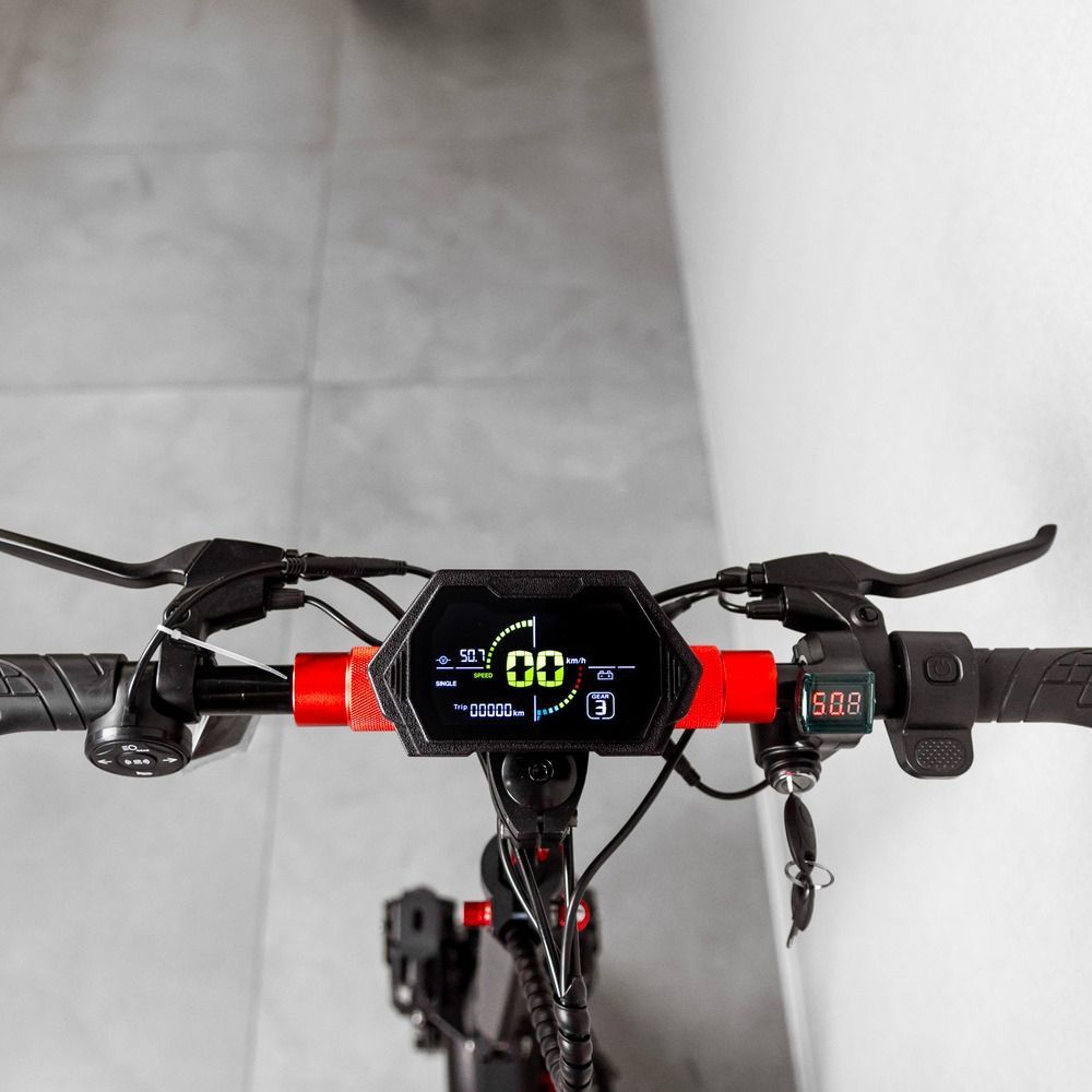 Електросамокат Kugoo Kirin M4 Pro Plus New |1200W 48V 18Ah |OFF ROAD 10.5" з NFC-дисплеєм, 3 LED-фарами, RGB-підсвіткою, поворотниками та подвійною амортизацією без сидінням. 567843 фото