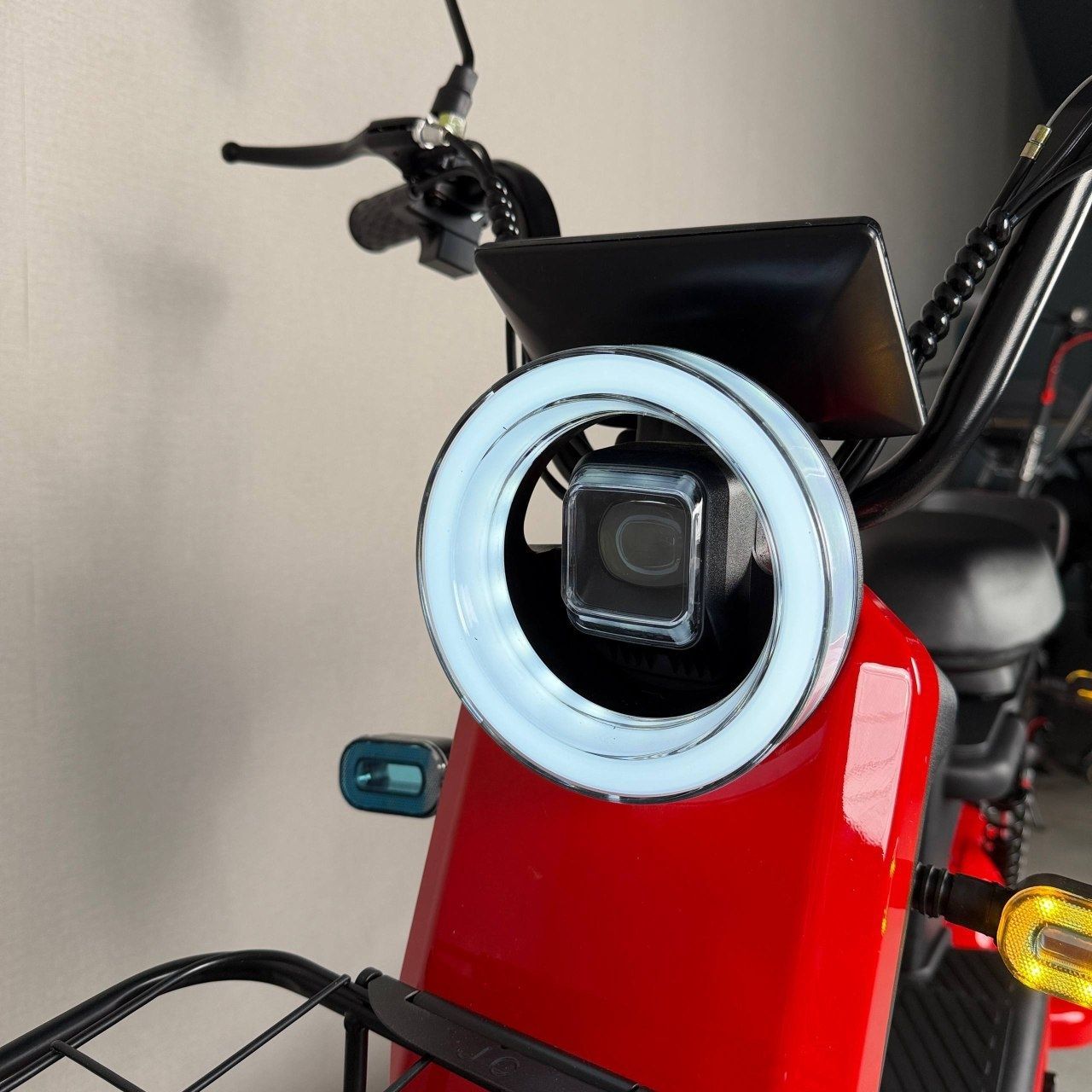 EVOBIKE Nova S 500W 48V 12Ah удобный электровелосипед с 2 сиденьями, корзиной и поворотниками, простой и надежный для города и села, красного цвета 19261409 фото