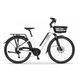 EVOBIKE Vivo N1 600W | 48V 13Ah | стильний легкий електровелосипед для міста, з колесами 26 дюймів, з корзиною на рулі і LED - дисплеєм, білого кольору 1578-003 фото 2