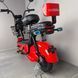 EVOBIKE Nova S 500W 48V 12Ah удобный электровелосипед с 2 сиденьями, корзиной и поворотниками, простой и надежный для города и села, красного цвета 19261409 фото 8