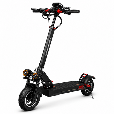 Електросамокат Kugoo Kirin M4 Pro Plus New |1200W 48V 18Ah |OFF ROAD 10.5" з NFC-дисплеєм, 3 LED-фарами, RGB-підсвіткою, поворотниками та подвійною амортизацією без сидінням. 567843 фото