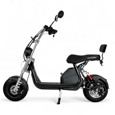 |NEW| EVOBIKE Spark X2 PRO черный | дорожная двухколесная модель 48V 24Ah 2000W | с гидротормозами и 15х6" бескамерные колеса (2026) 98653 фото