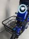 EVOBIKE Nova S 500W 48V 12Ah удобный электровелосипед с 2 сиденьями, корзиной и поворотниками, простой и надежный для города и села, синего цвета 19261706 фото 9