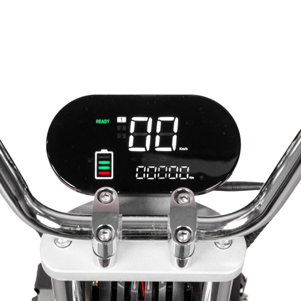 Электровелосипед EVOBIKE Spark X2 Pro в стиле CityCoco 2000W Li-ion 48V 24Ah, широкие 15&times;6 бескамерные колеса, и гидравлические тормоза, желтый 7656 фото