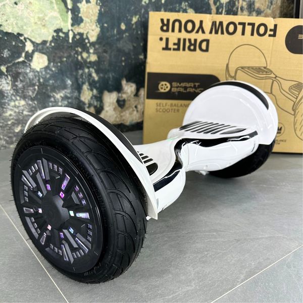 Гироборд SMART BALANCE U10 Turbo 2024 10 дюймов Белый с самобалансом + APP | с LED – подсветкой колес 2101 фото
