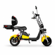 Электровелосипед EVOBIKE Spark X2 Pro в стиле CityCoco 2000W Li-ion 48V 24Ah, широкие 15&times;6 бескамерные колеса, и гидравлические тормоза, желтый 7656 фото 3